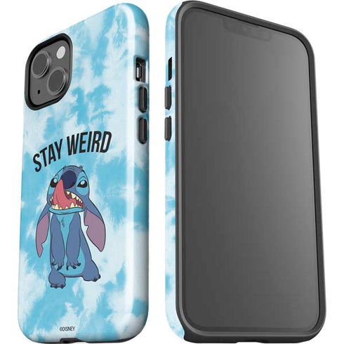 Disney Lilo and Stitch Stay Weird iPhone 15 Impact Case